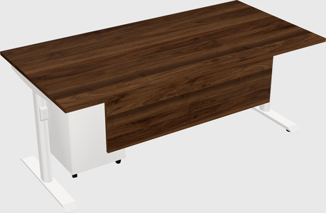 Dual motor electric desk