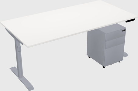 Dual motor electric desk