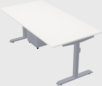 Dual motor electric desk