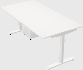 Dual motor electric desk
