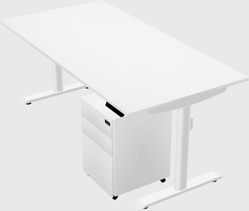 Dual motor electric desk