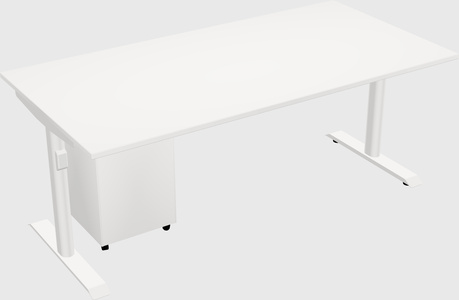 Dual motor electric desk