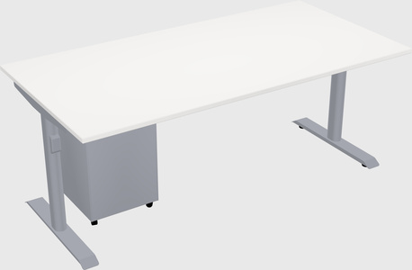 Dual motor electric desk