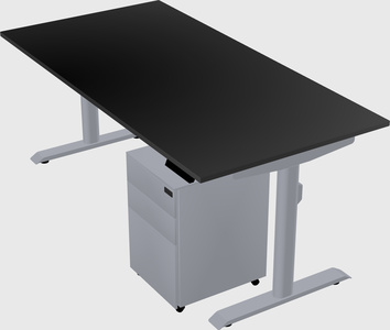 Dual motor electric desk