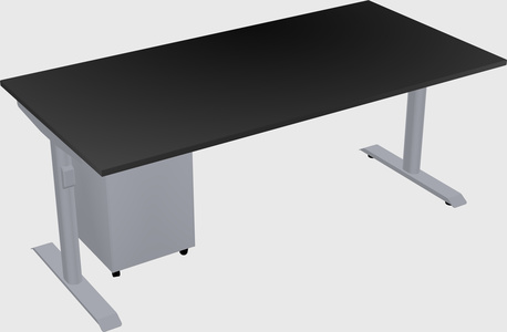 Dual motor electric desk