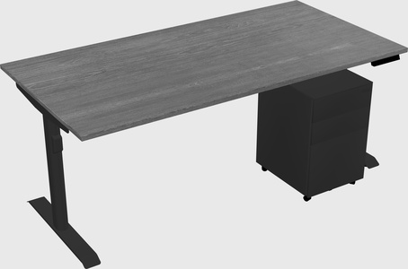 Dual motor electric desk