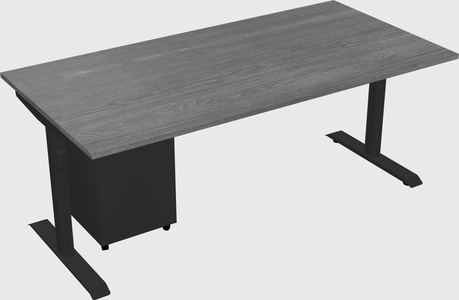 Dual motor electric desk
