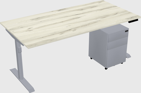 Dual motor electric desk
