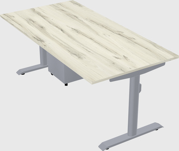 Dual motor electric desk