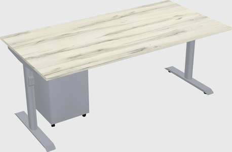 Dual motor electric desk