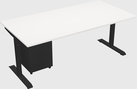 Dual motor electric desk