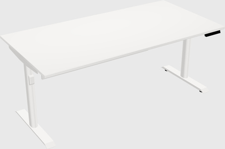 Dual motor electric desk