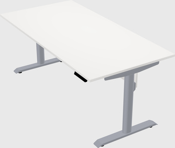 Dual motor electric desk