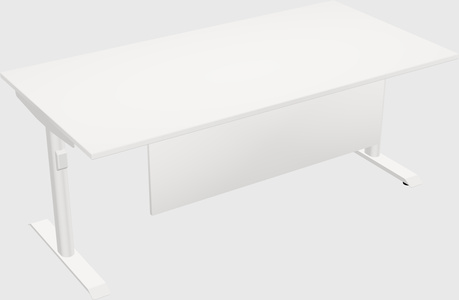 Dual motor electric desk
