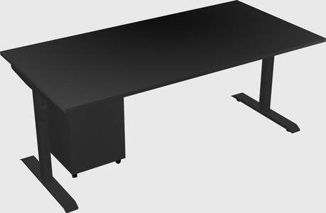 Dual motor electric desk