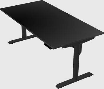 Dual motor electric desk