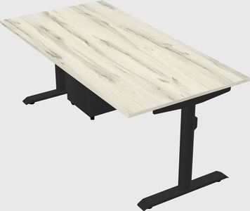Dual motor electric desk