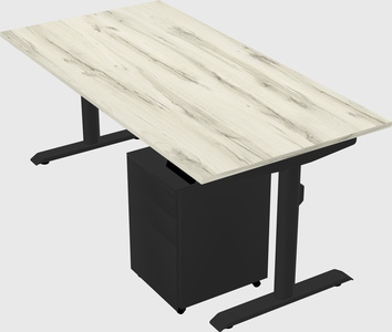 Dual motor electric desk