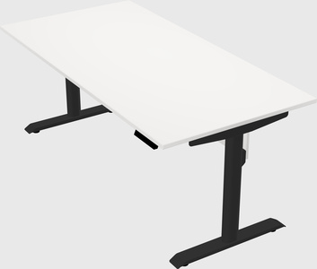 Dual motor electric desk