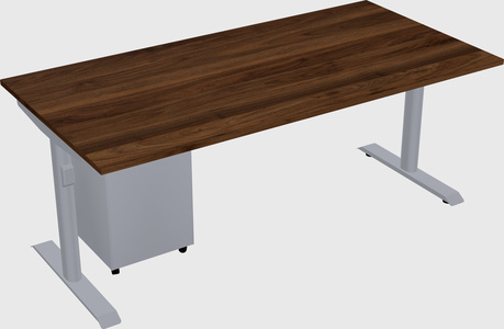 Dual motor electric desk