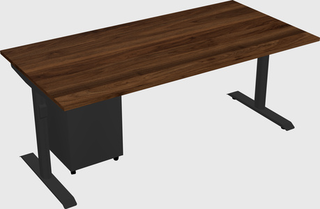 Dual motor electric desk