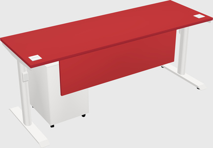 Dual motor electric desk