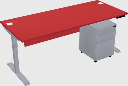 Dual motor electric desk