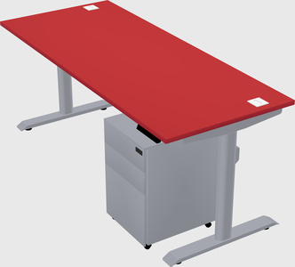 Dual motor electric desk