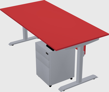 Dual motor electric desk