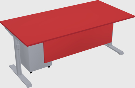 Dual motor electric desk