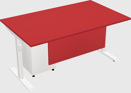 Dual motor electric desk