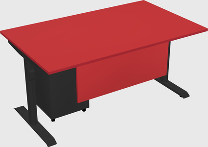 Dual motor electric desk