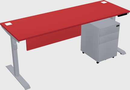 Dual motor electric desk