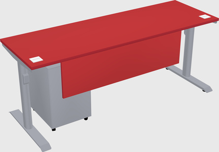 Dual motor electric desk