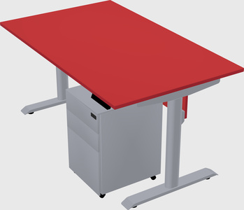 Dual motor electric desk