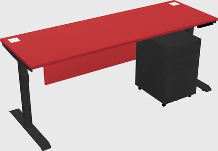 Dual motor electric desk