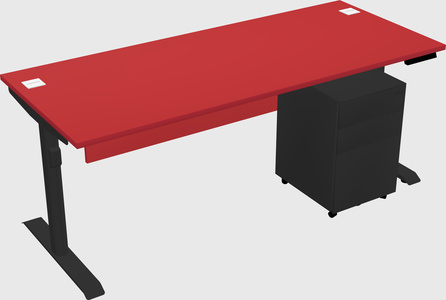 Dual motor electric desk