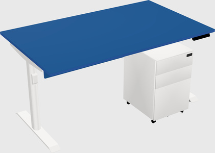 Dual motor electric desk