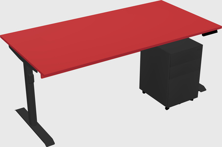 Dual motor electric desk