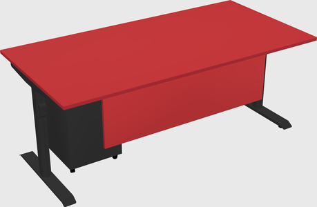 Dual motor electric desk