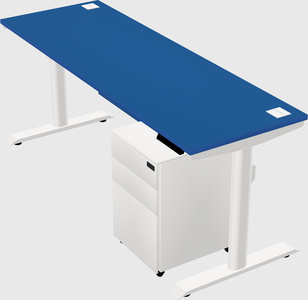 Dual motor electric desk