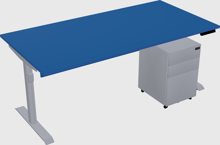 Dual motor electric desk