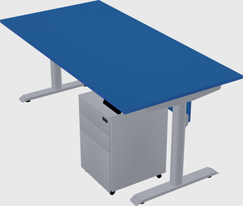 Dual motor electric desk