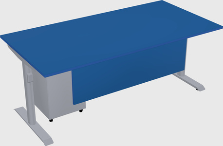 Dual motor electric desk