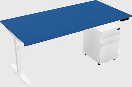 Dual motor electric desk
