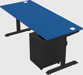Dual motor electric desk