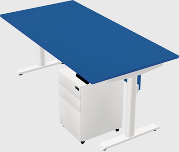 Dual motor electric desk