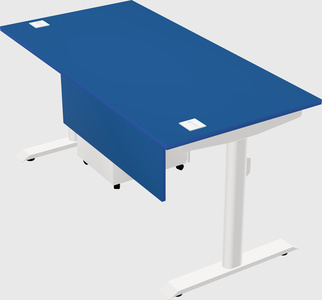 Dual motor electric desk