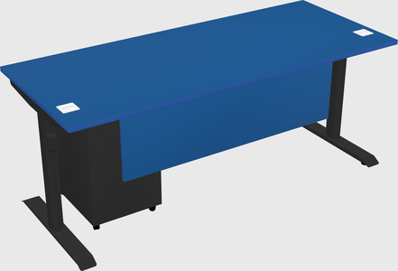 Dual motor electric desk