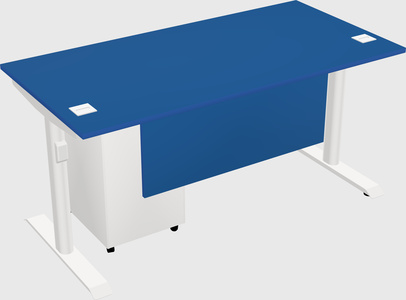 Dual motor electric desk
